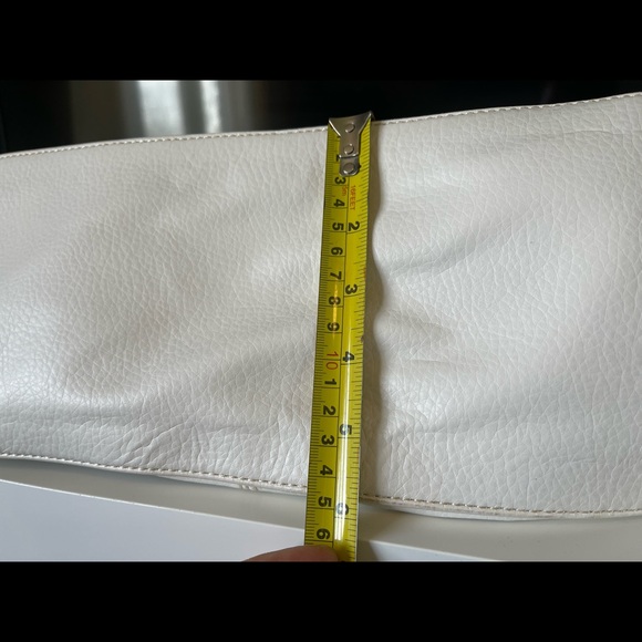 NINE WEST white soft leather bag - Picture 10 of 13